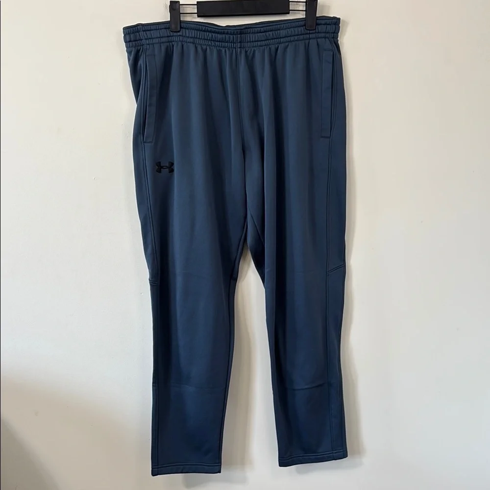 Under Armour Fleece Tapered Jogger Pants Blue Size XL - Picture 2 of 8